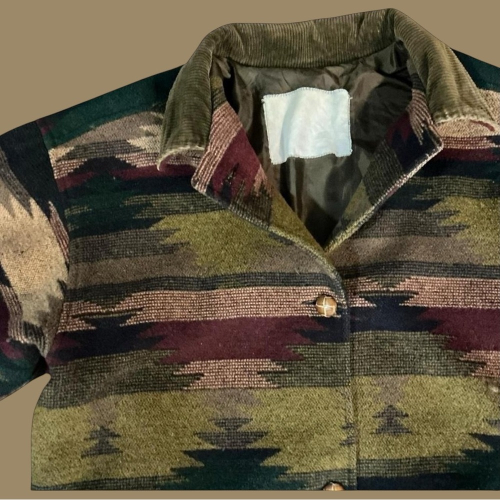 Multicolor Patterned Jacket - Picture 4 of 7